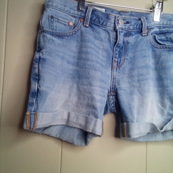 Gap Shorts 24 Sexy Boyfriend Denim Roll Hem - Picture 6 of 11